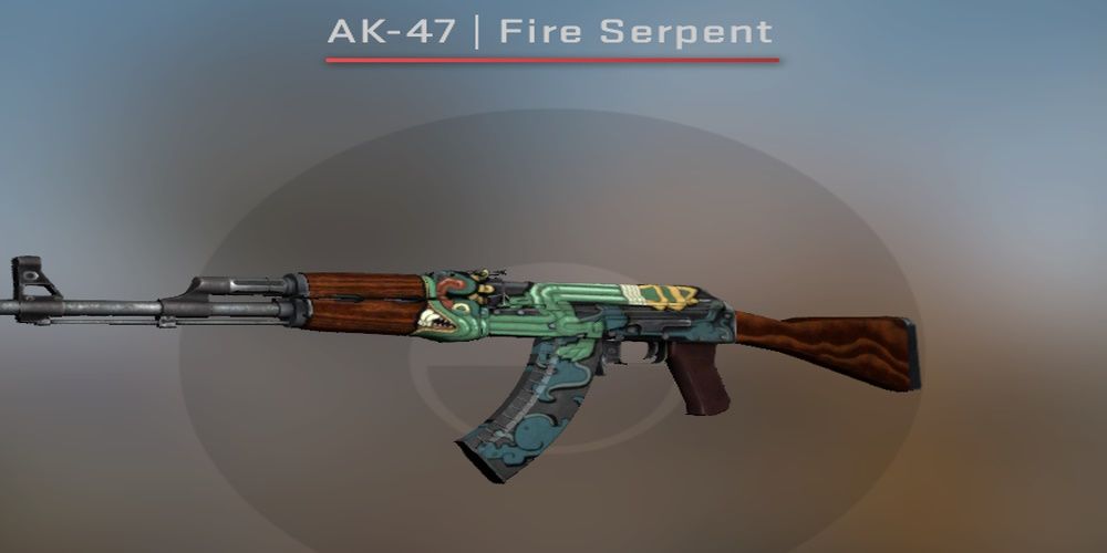 CSGO AK 47 Fire Serpent