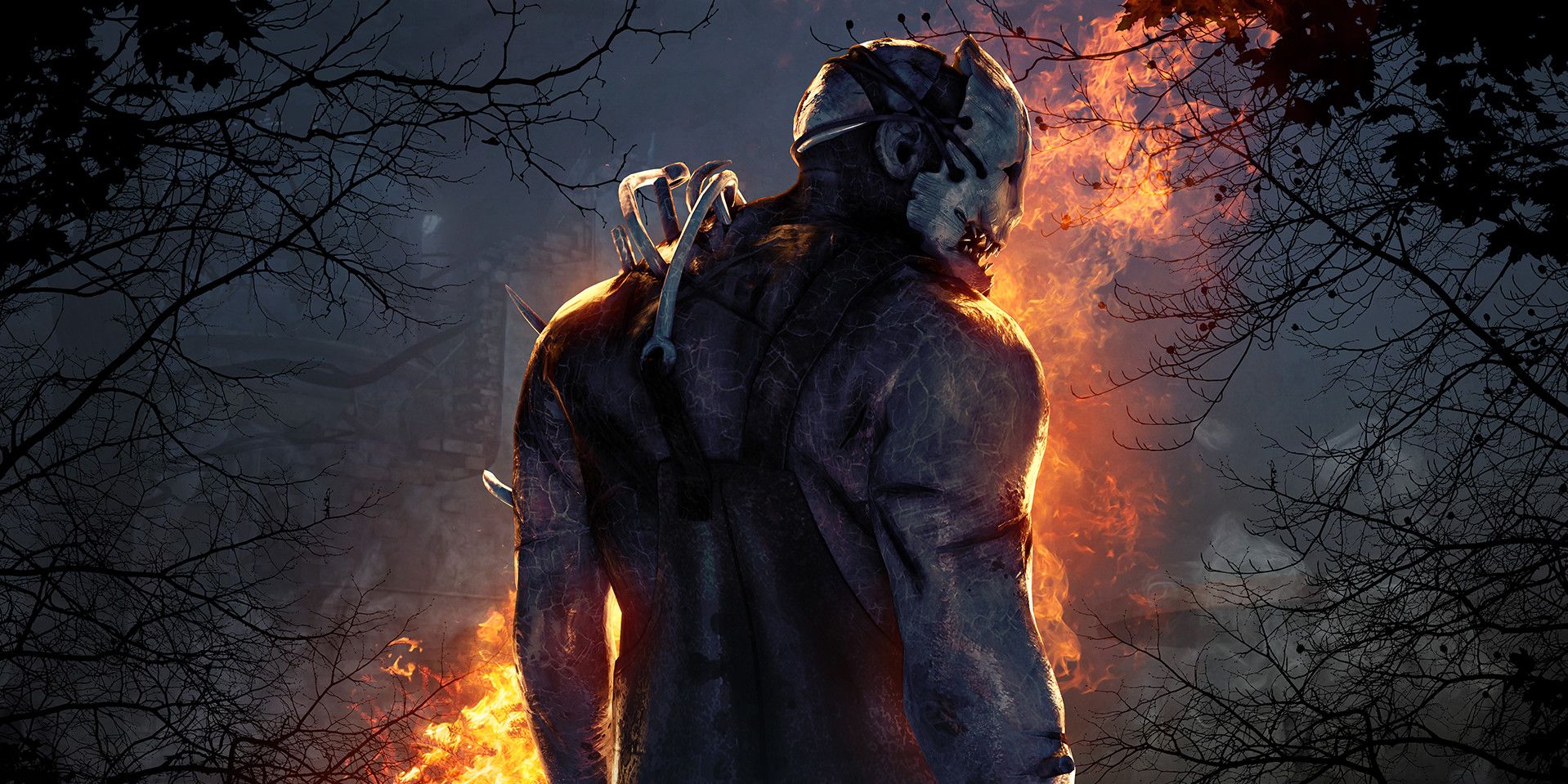 Dead by Daylight Trapper in front of bonfire