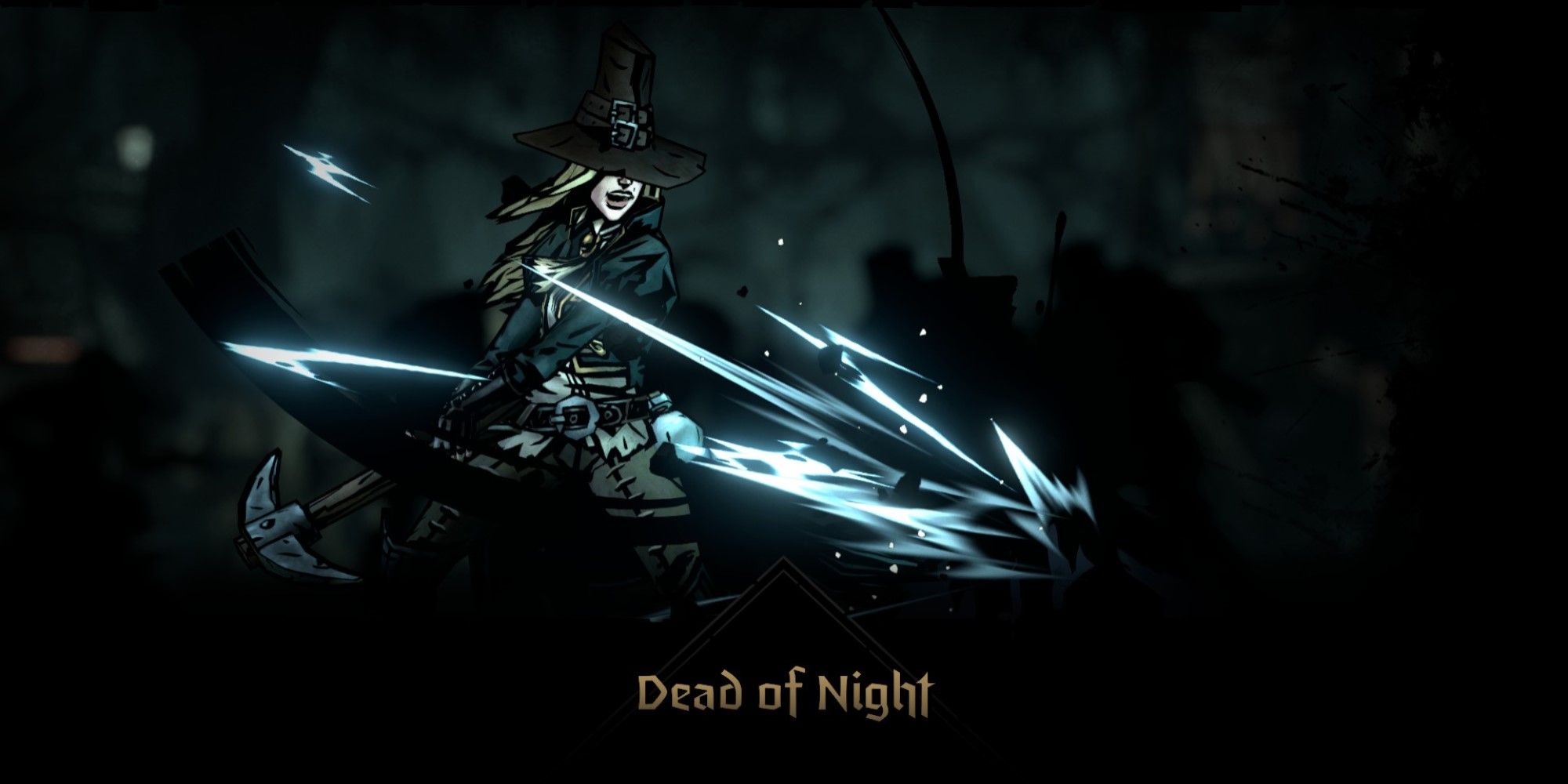 A screenshot of the Dead of Night Skill being used in Darkest Dungeon 2