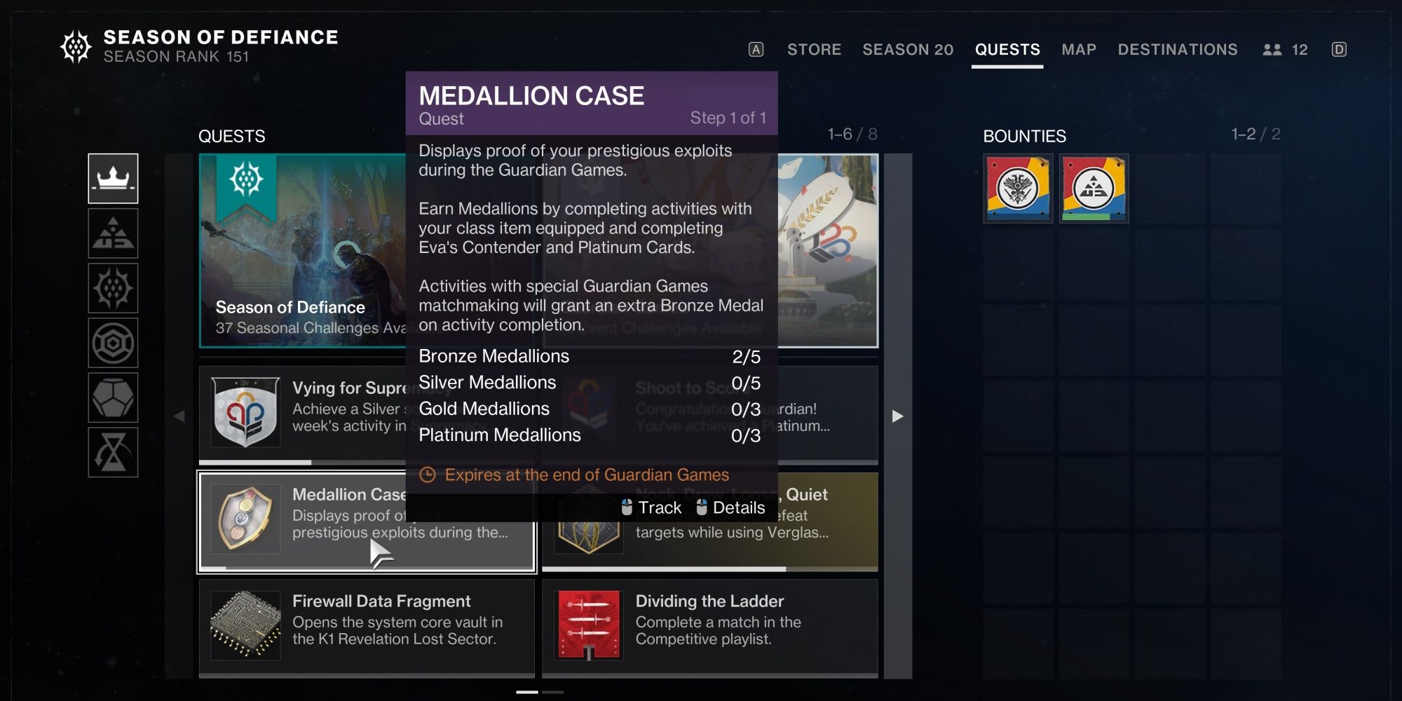 Destiny 2 Guardian Games 2023 Medallion Case