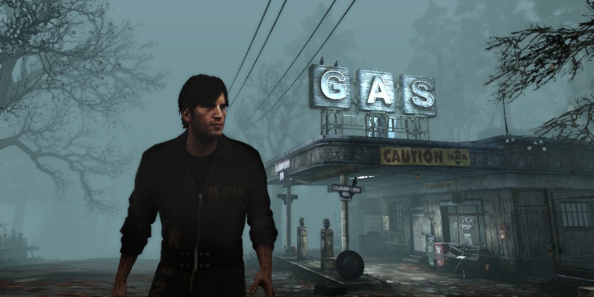 Silent Hill Downpour: Murphy And An Abandoned Gas Station In Silent Hill