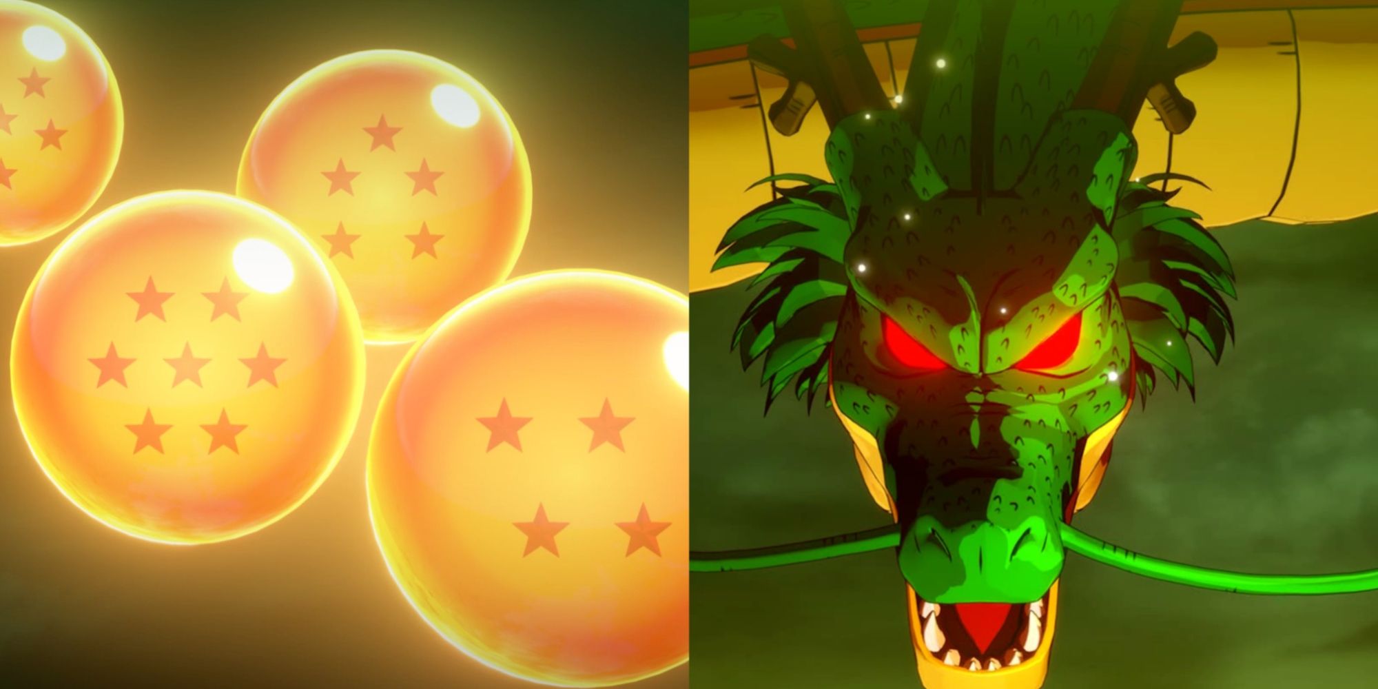 Dragon Ball Z Kakarot Dragon Balls Featured Split Image Balls And Shenron