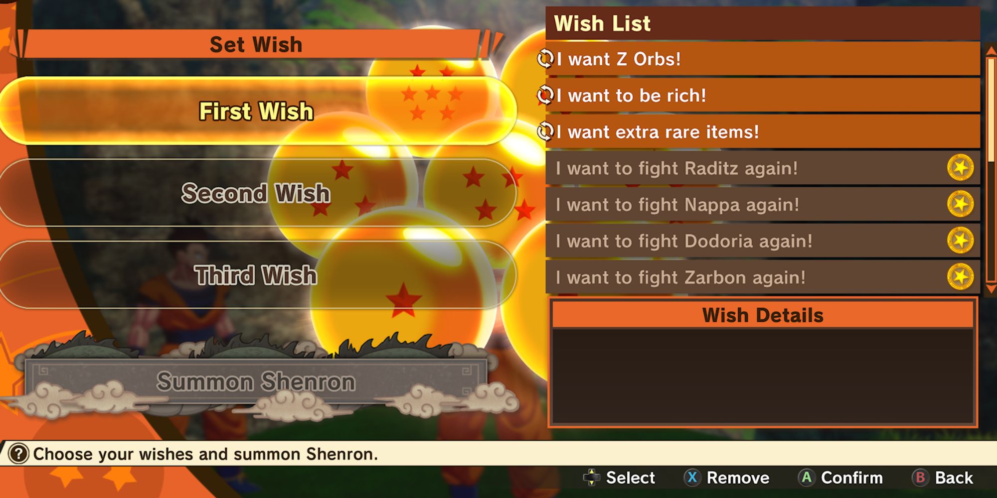 Screenshots of Dragon Ball Z Kakarot Three Wishes
