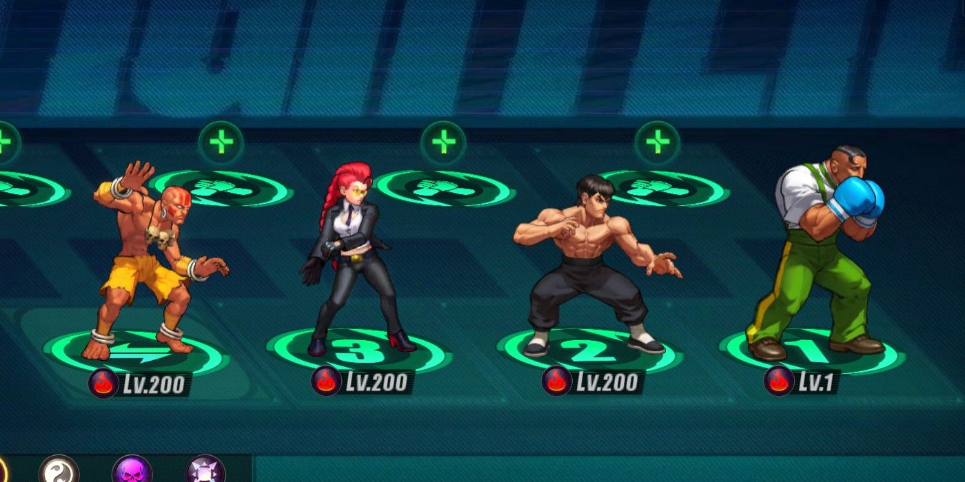 Dudley, Fei Long, Viper, Dhalsim Street Fighter: Duel