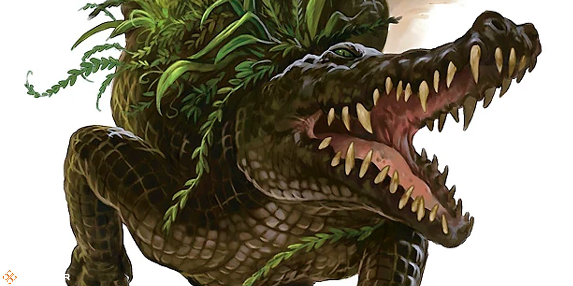 Dungeons and Dragons - official art of a crocodile (4e)