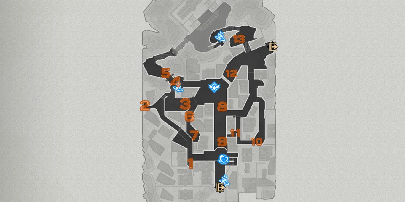 Honkai Star Rail Rivet Town Map With Chest Locations