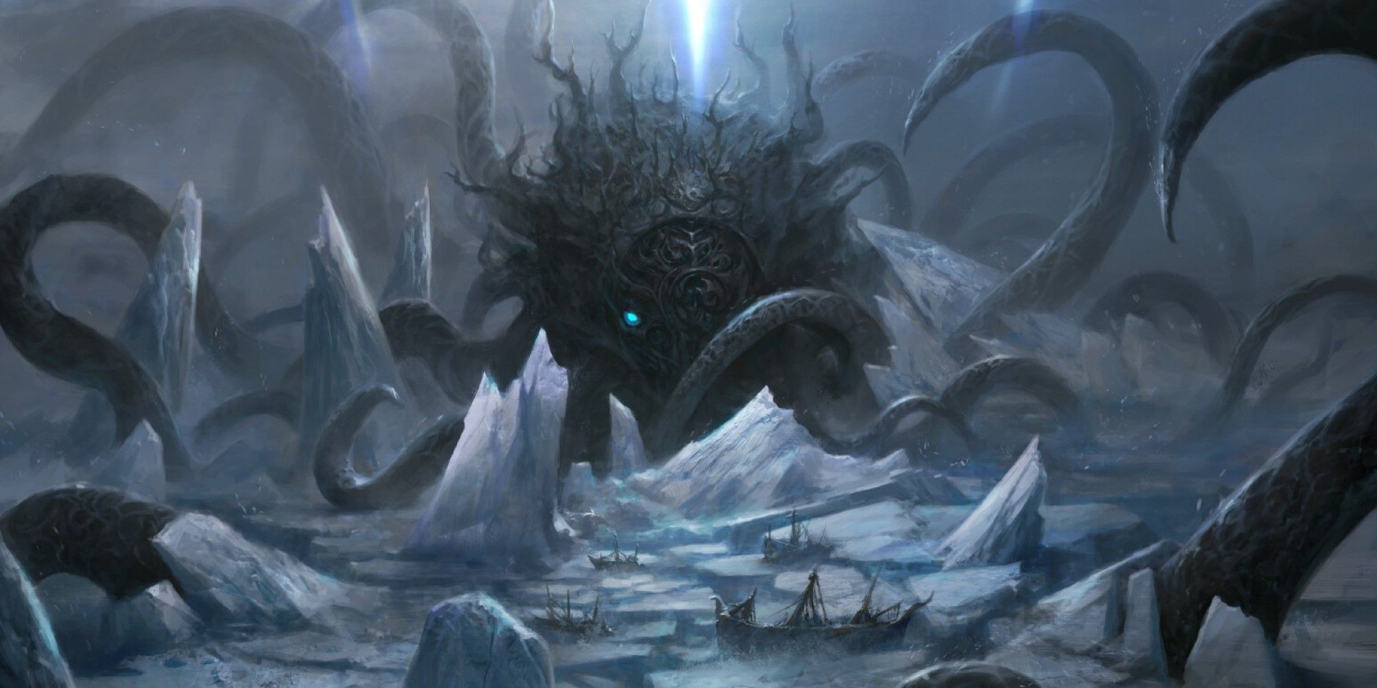 MTG A colossal ice-breaking Kraken