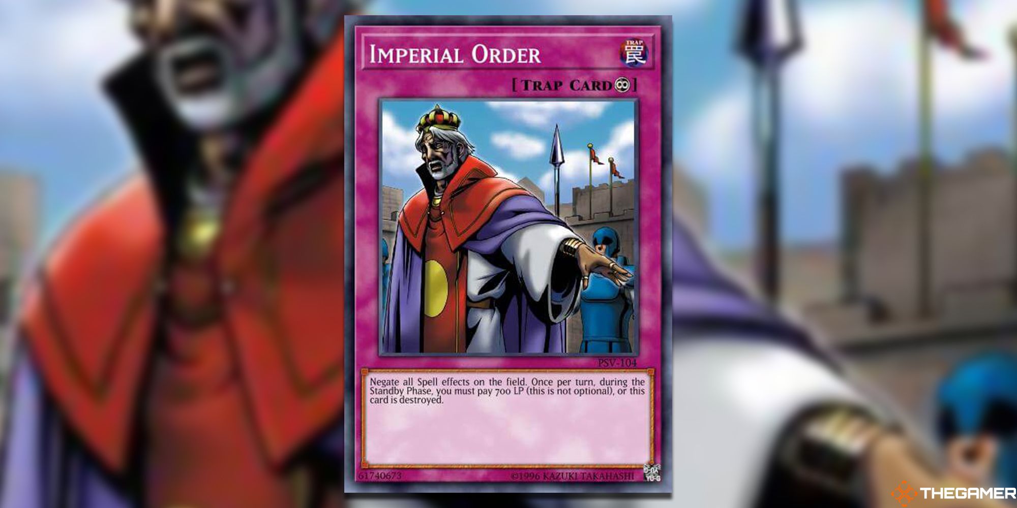 Imperial Order YGO Card