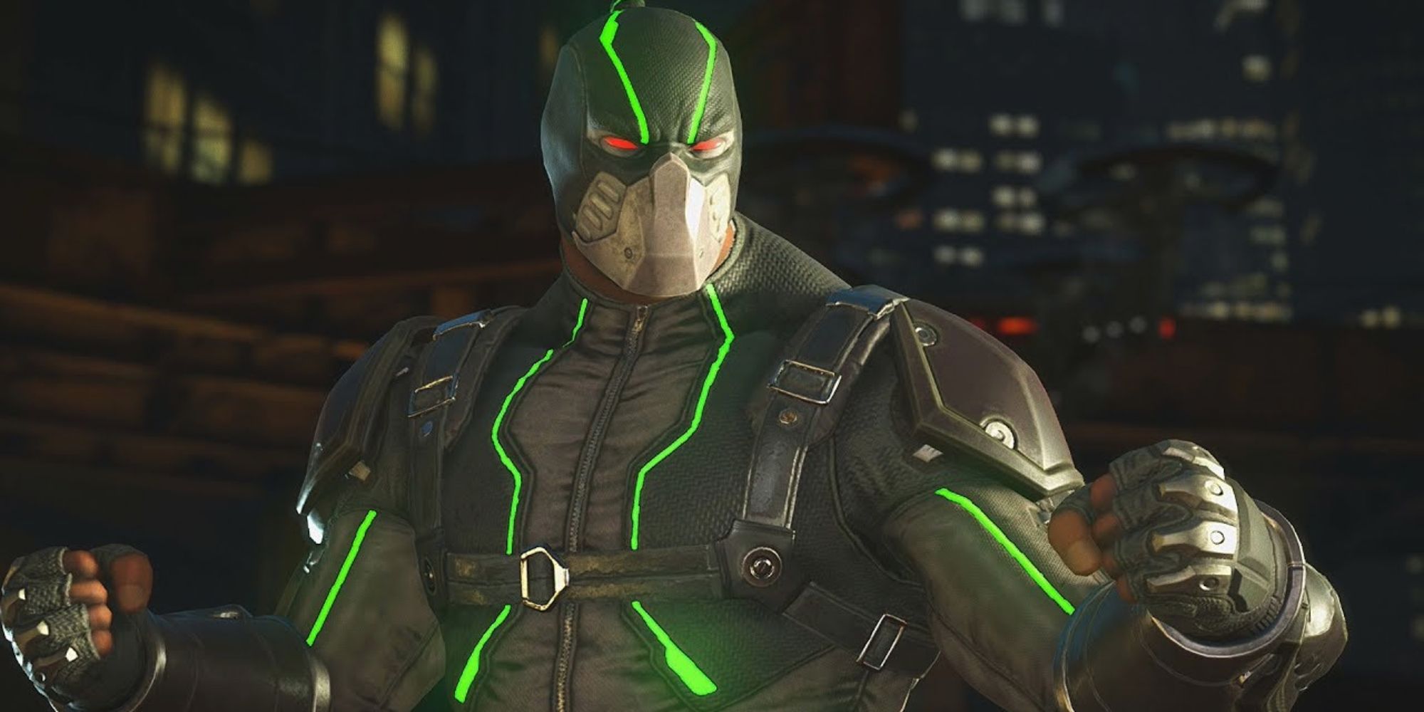Injustice 2 Screenshot Of Bane With Hands Up