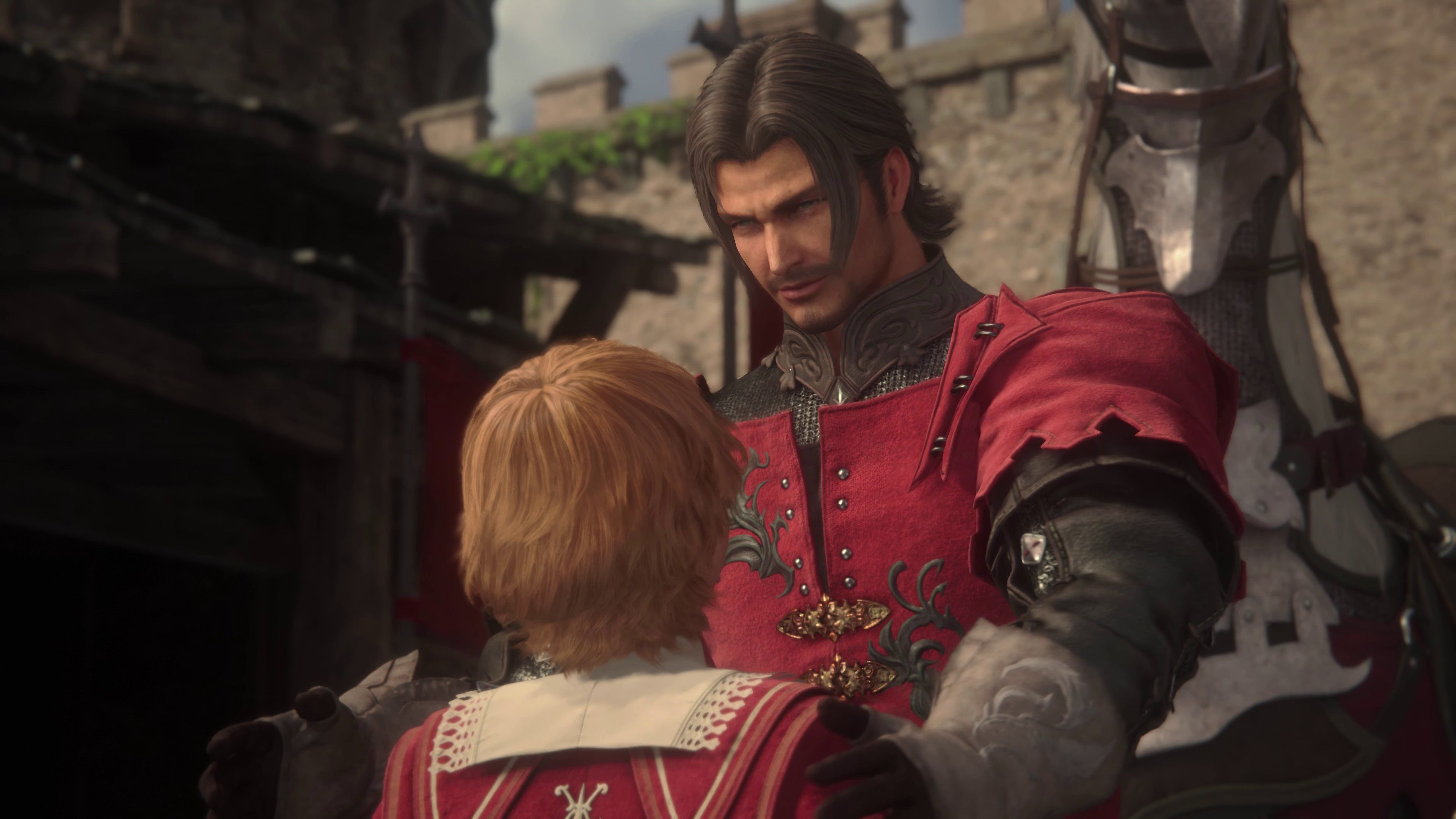 Joshua and his father in Final Fantasy 16.