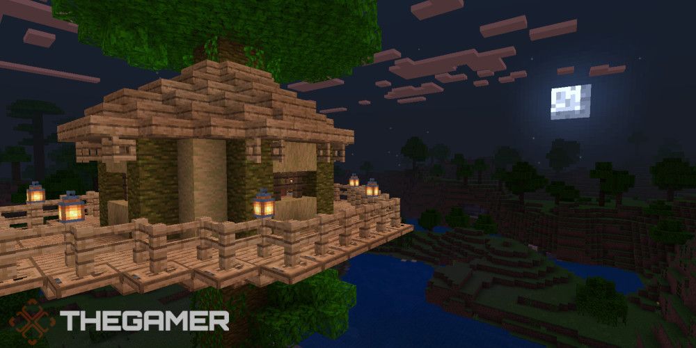 Jungle Treehouse in Minecraft's Simpler Structure Addon