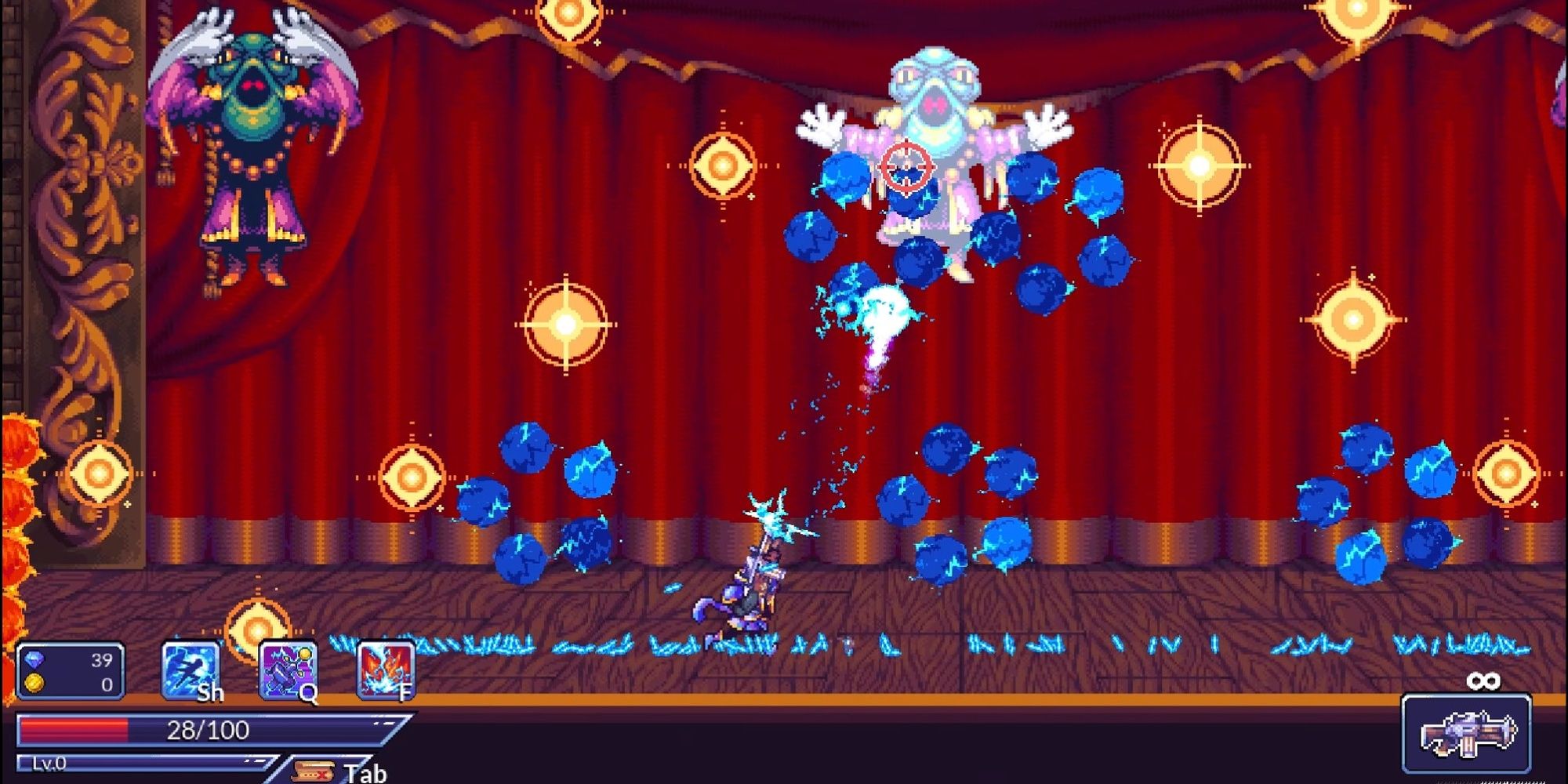 Kingdom Gun: Boss Fight Against Two Projectile Firing Mages