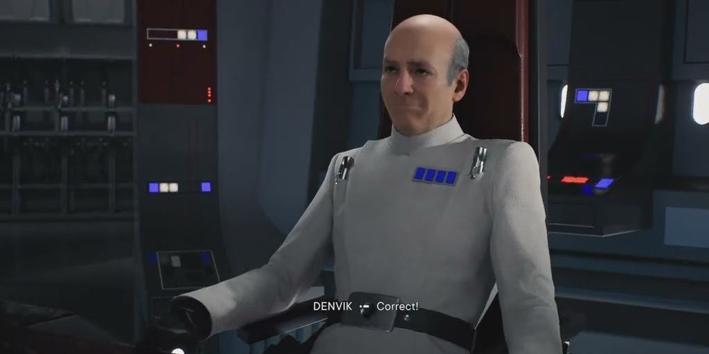 Lank Denvik talking in Star Wars Jedi: Survivor.