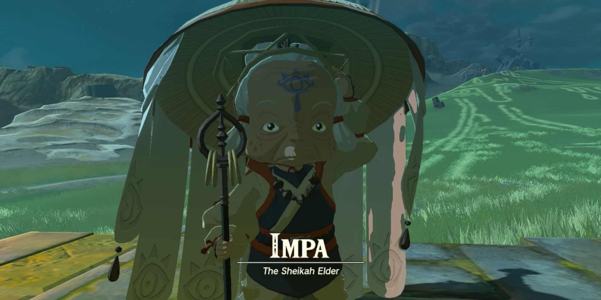 Legend of Zelda, Tears of the Kingdom, Impa title card