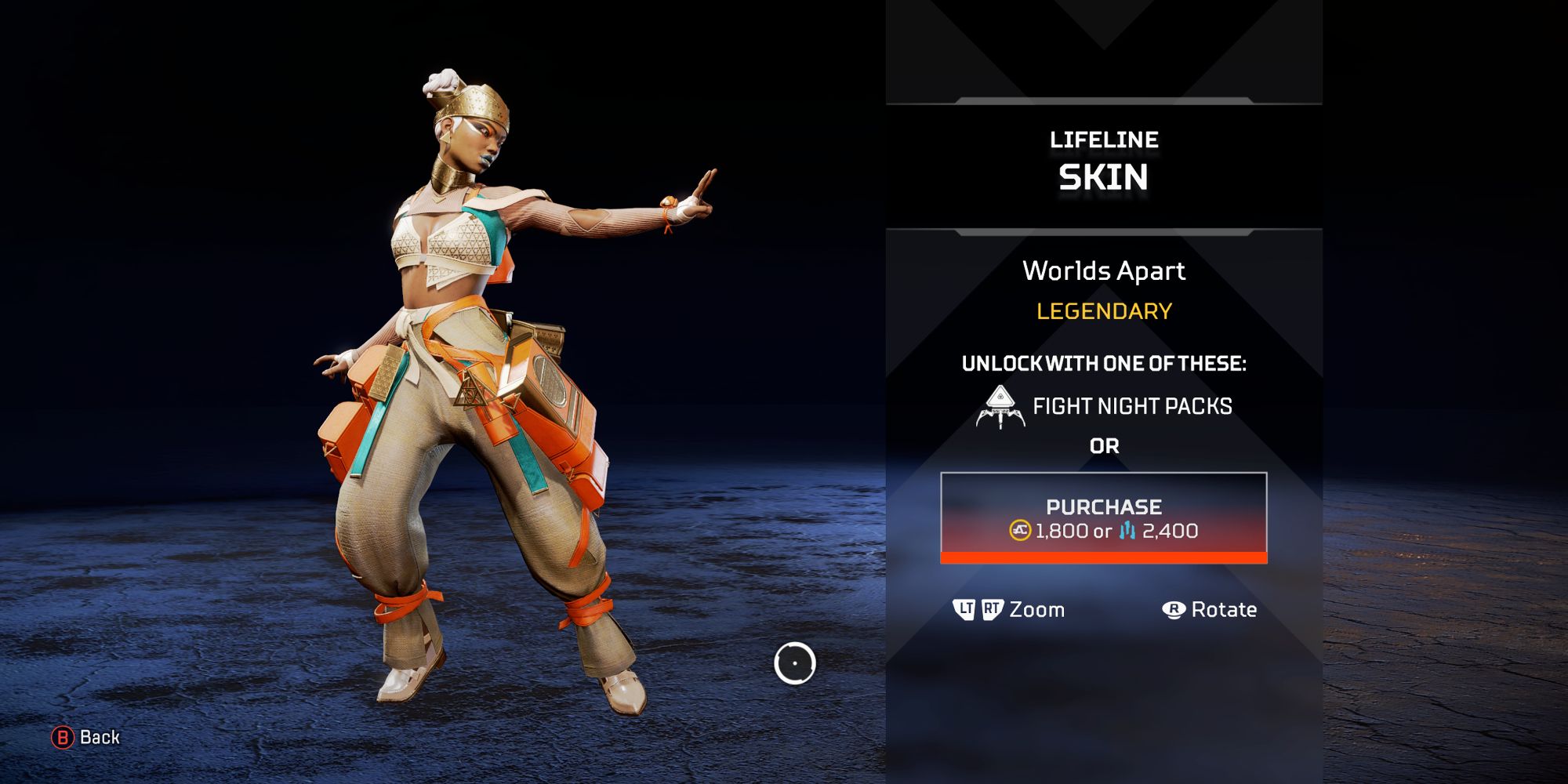 An image of Lifeline's Worlds Apart skin from Apex Legends