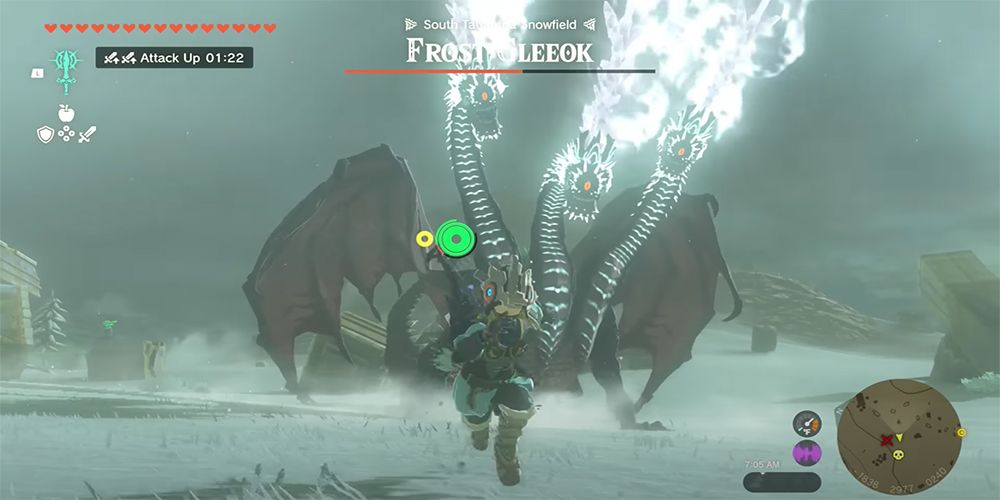 Link to fight Frost Glick in The Legend of Zelda: Kingdom Tears