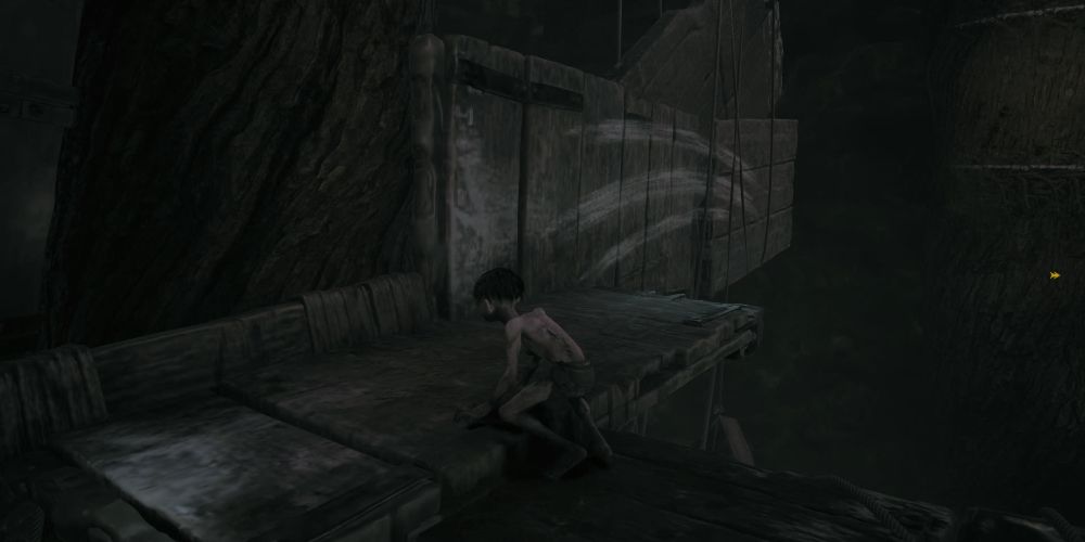 gollum approaches a wall run in chapter ten of the lord of the rings