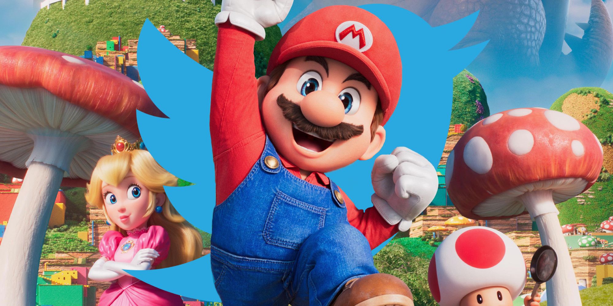 The entire Super Mario Bros. Movie is popping up on  and Twitter