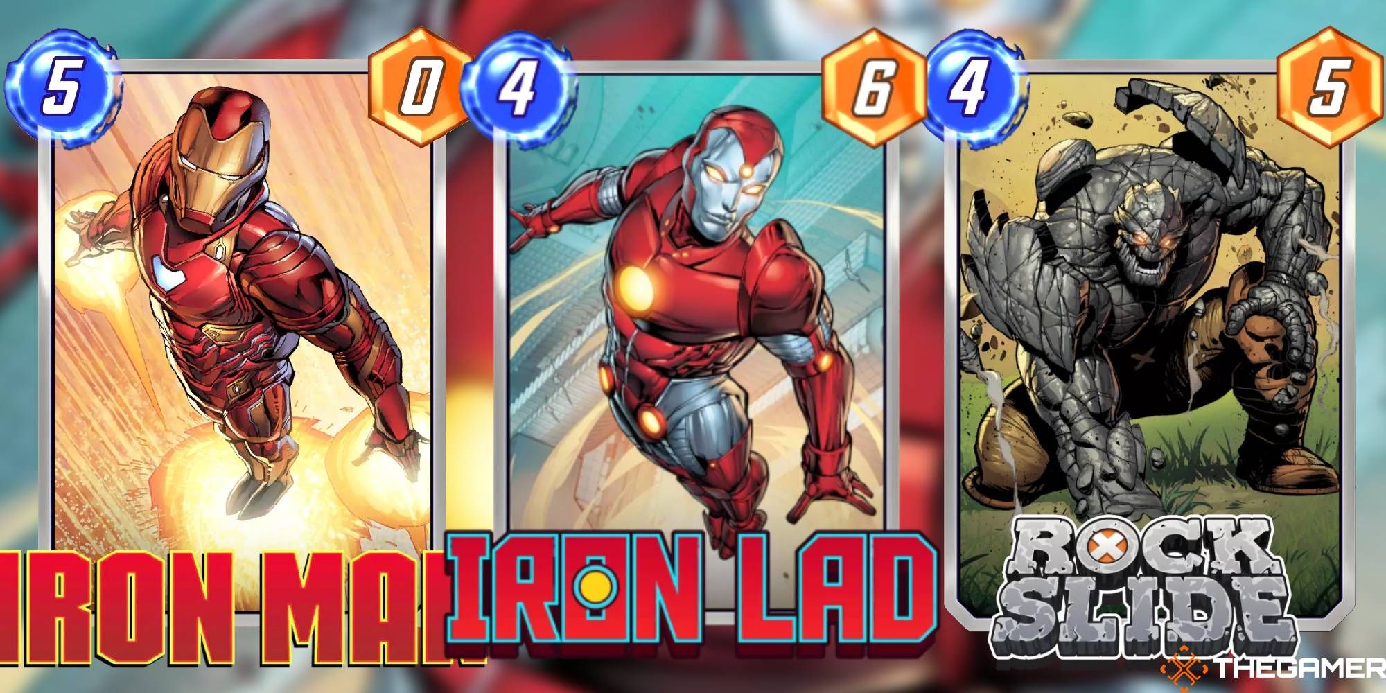 Marvel Snap Iron Lad Deck Iron Man, Iron Lad, and Rockslide