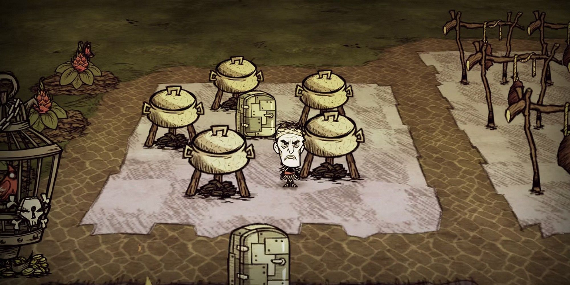 maxwell with several crock pots don't starve together guide for beginners