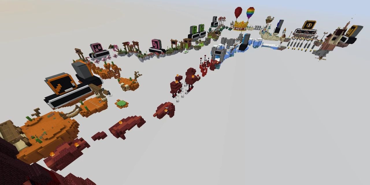 Minecraft Parkour Course Screenshot from Minecraft Championship 6
