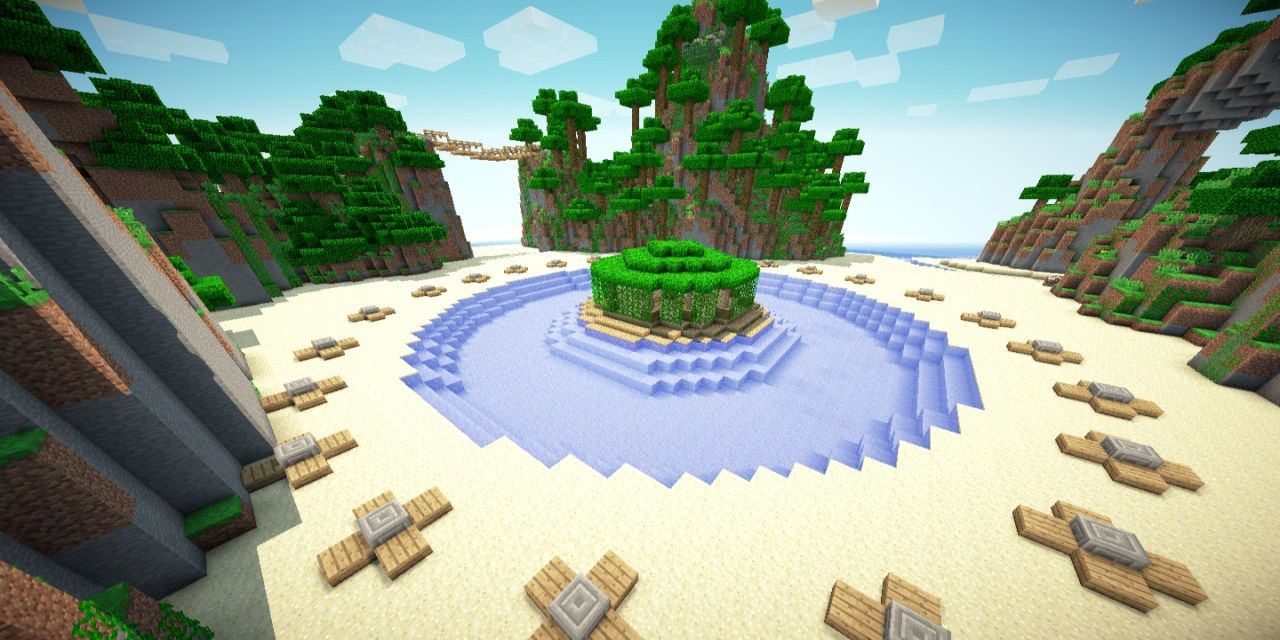 Minecraft Survival Games - Breeze Island Starting Area