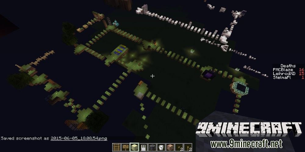 Minecraft X-Run Map screenshot
