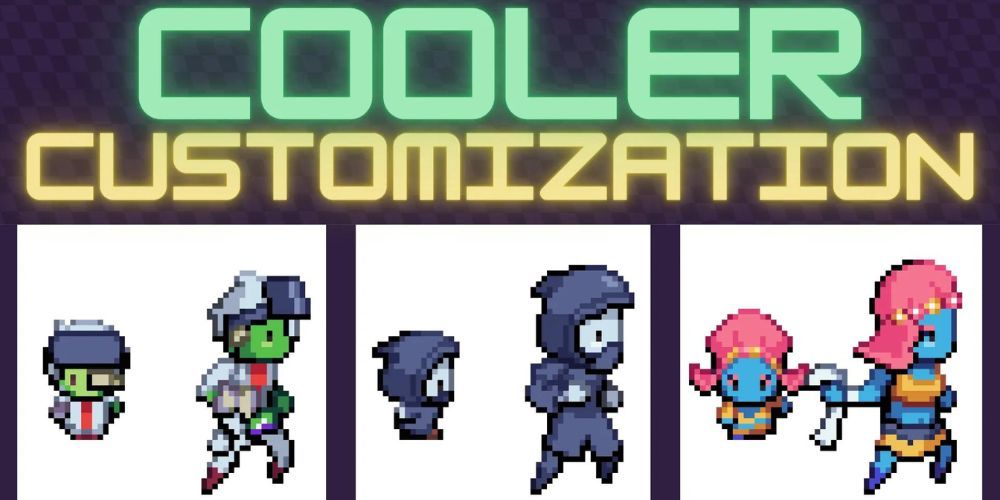 mod cover art that says cooler customization in cassette beasts