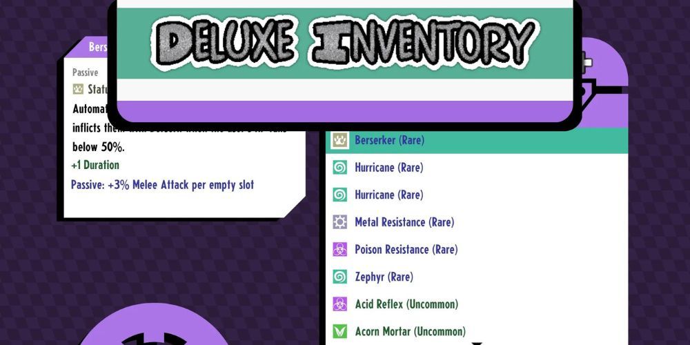 mod cover art that says deluxe inventory in cassette beasts