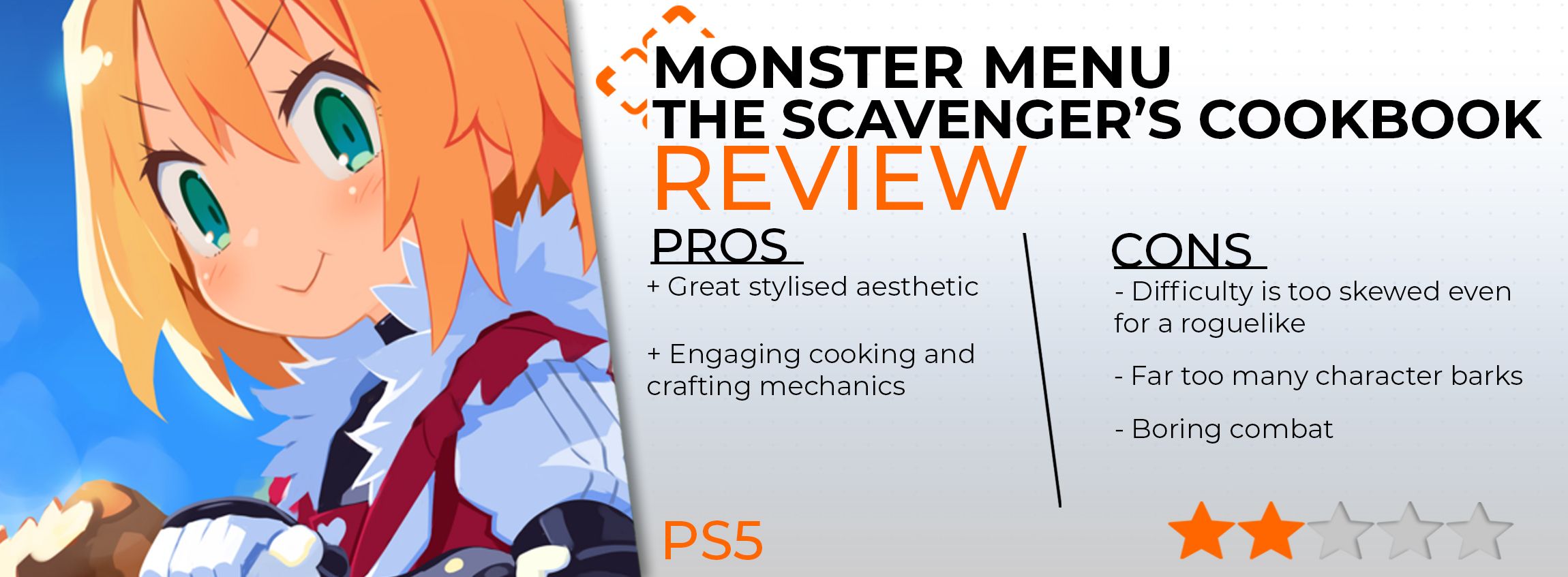 Monster Menu review card