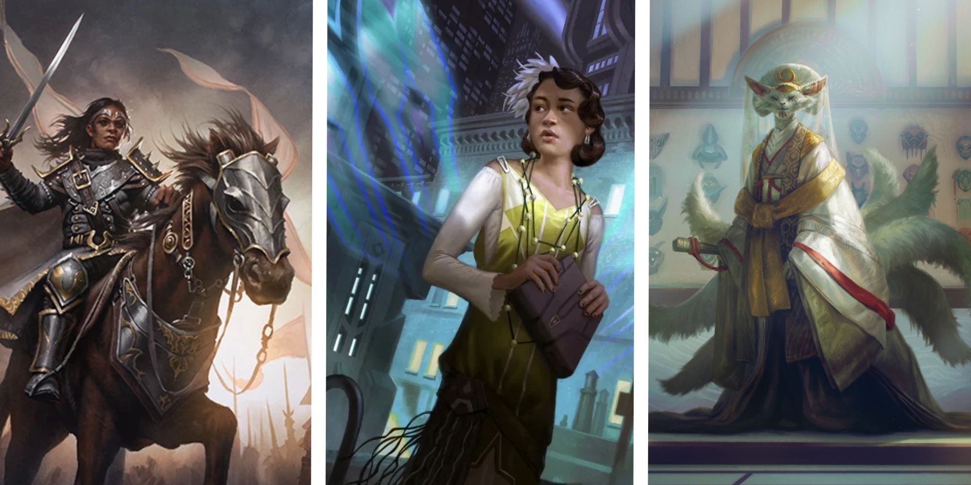 Adeline, Giada, and Light-Paws from MTG