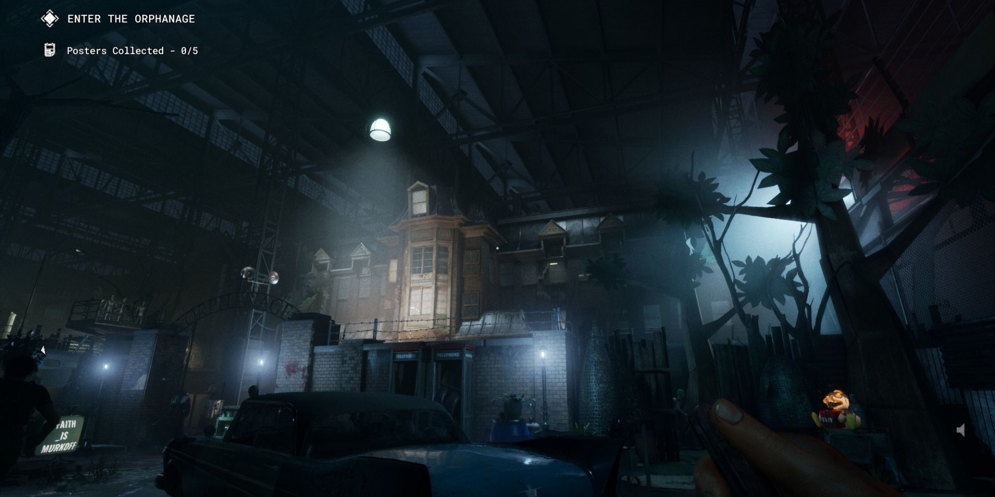 outlast trials exterior of the orphanage