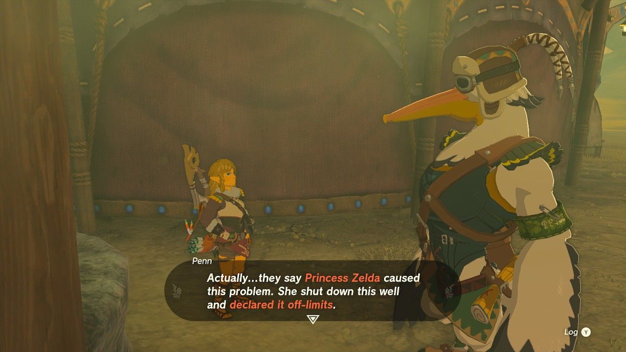 How To Unblock The Gerudo Stable Well In Tears Of The Kingdom