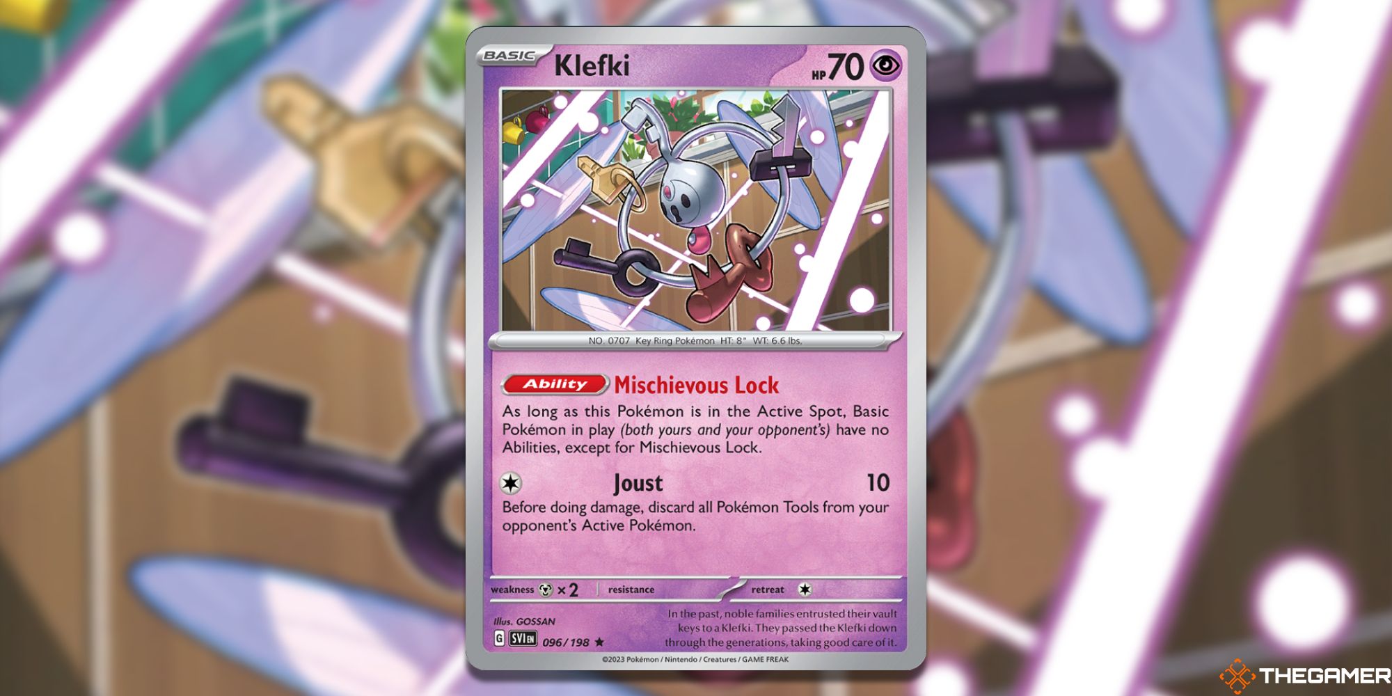 Pokemon TCG Klefki Mischievous Lock Card