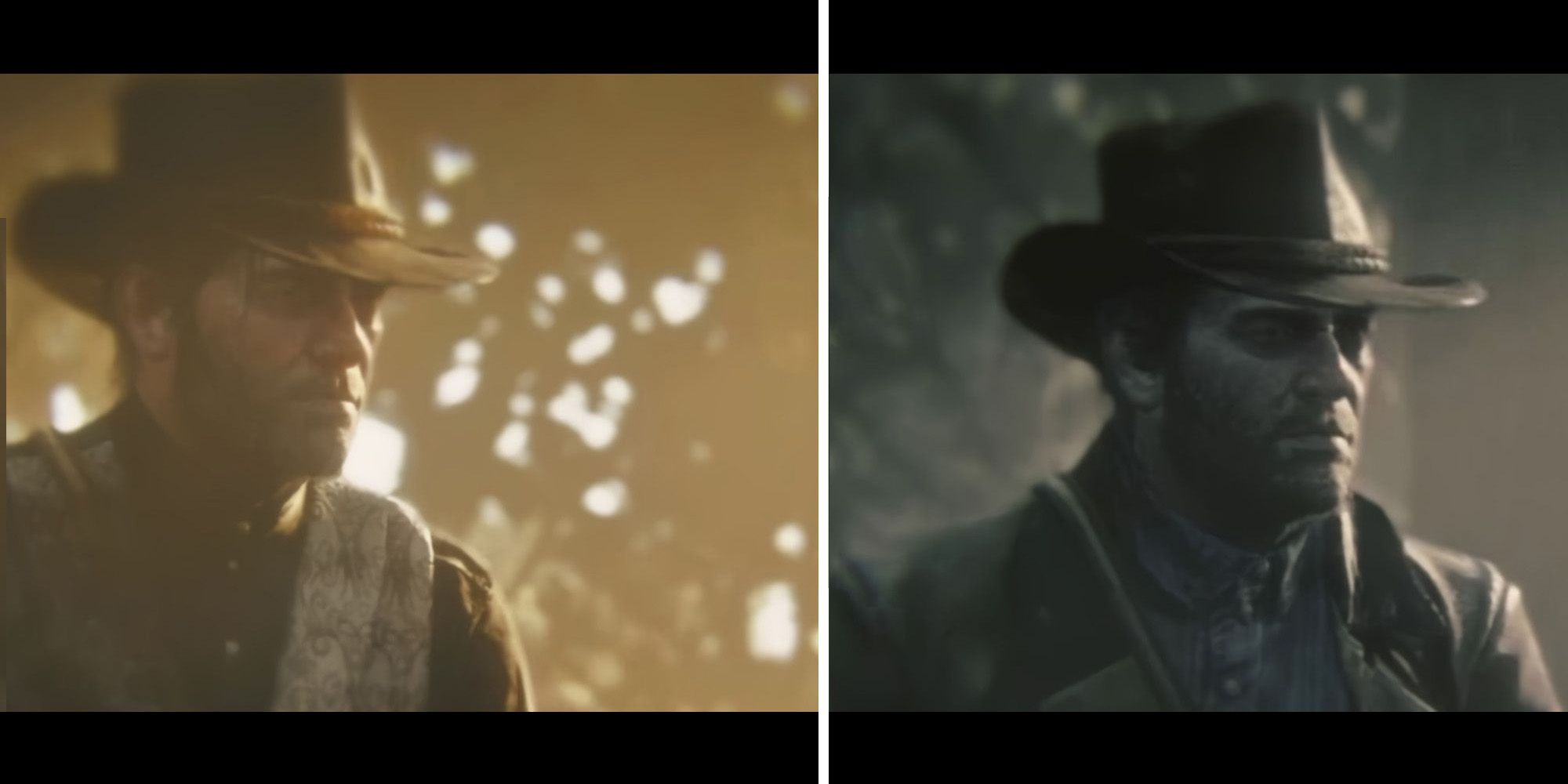 RDR2 Arthur's Final Ride (High Honor Left, Low Honor Right)-1