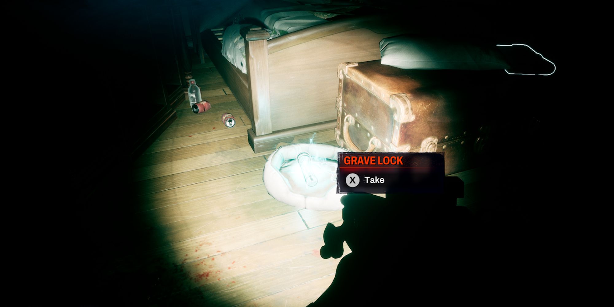 Redfall Screenshot Of Grave Lock In Dog Bed