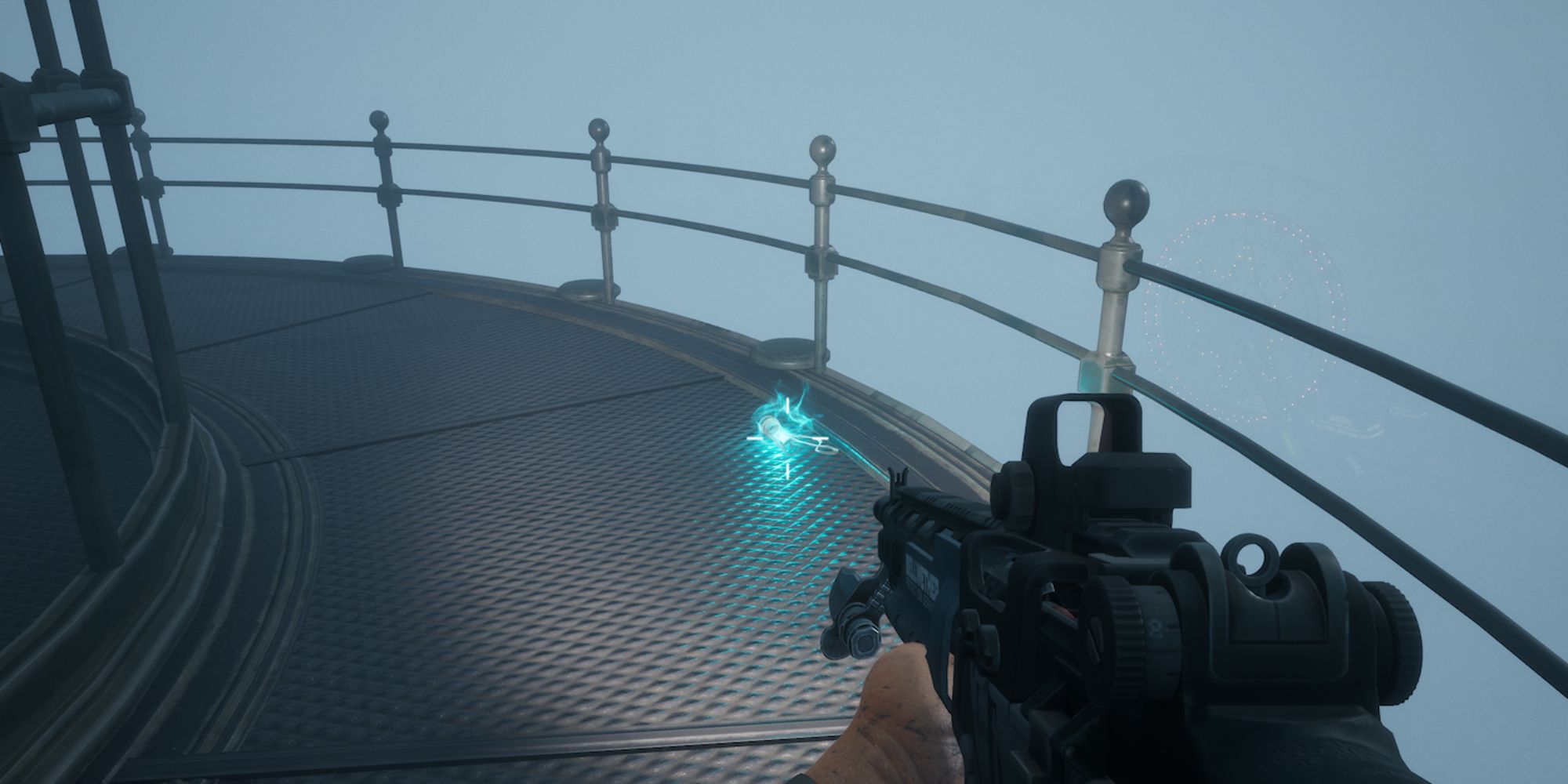 Redfall Screenshot Of Grave Lock On Burial Point Lighthouse