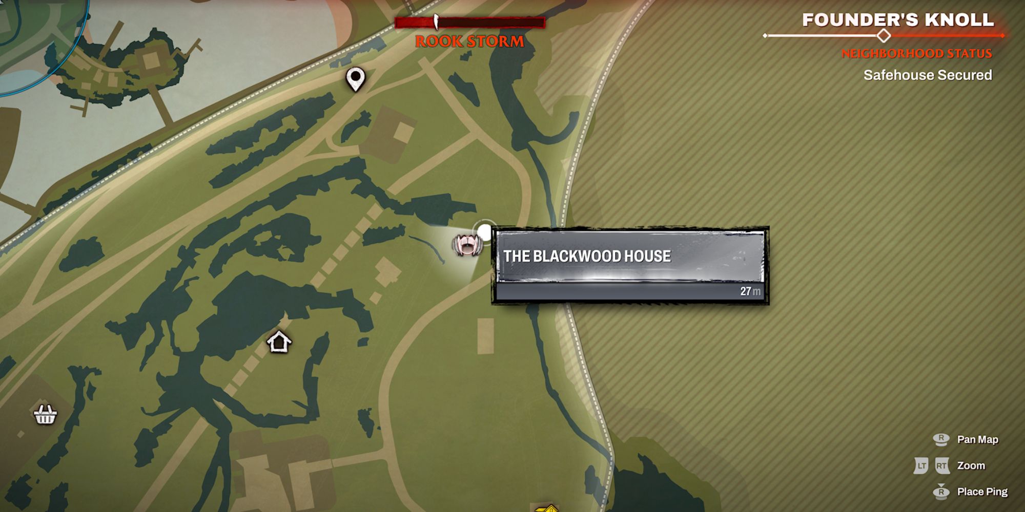 Redfall Screenshot Of The Blackwood House Map Location