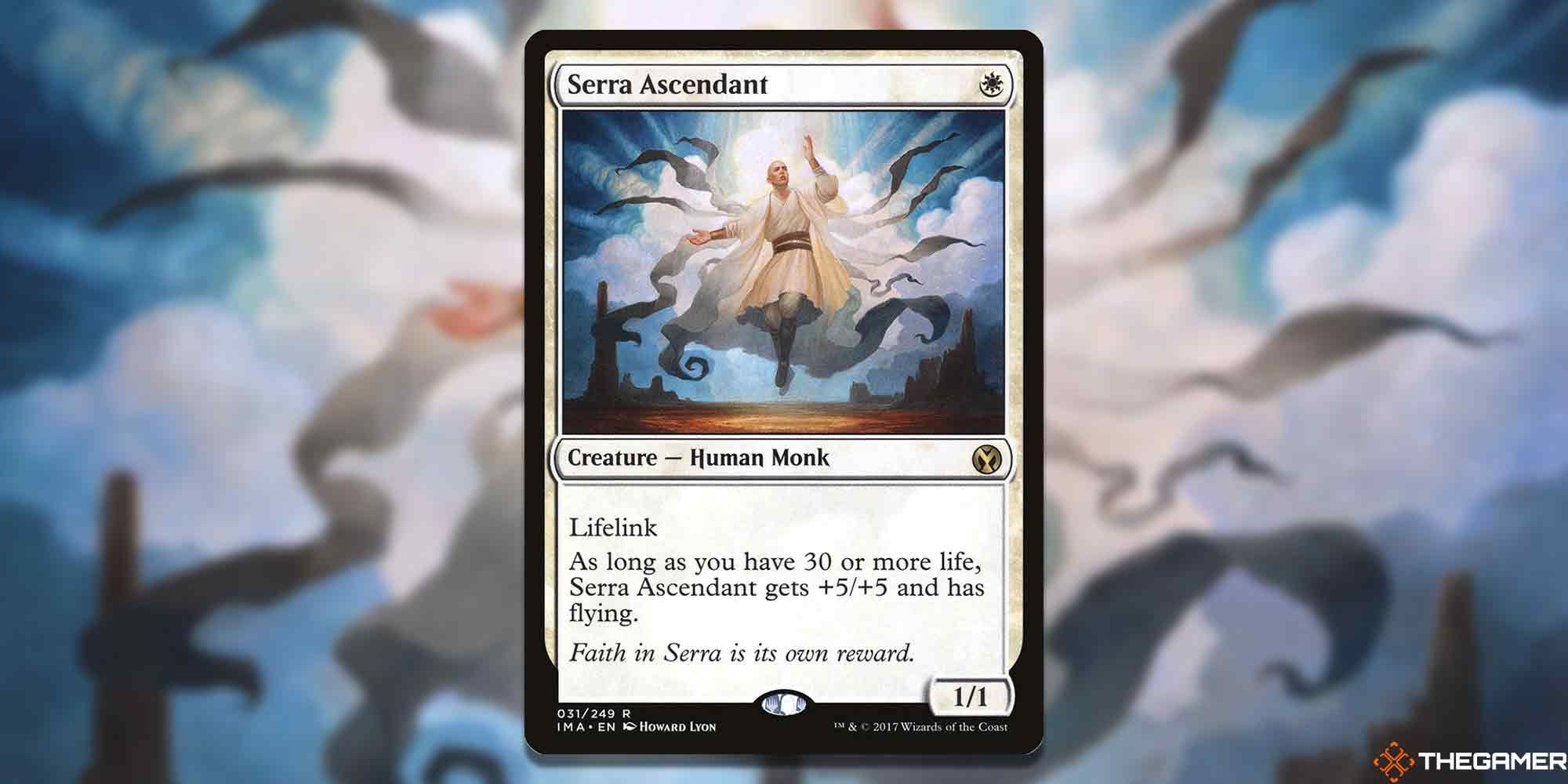 Serra Ascendant card from mtg
