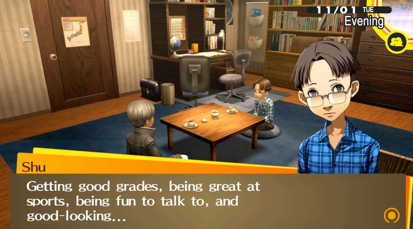shu contemplating what it takes to be great in persona 4 golden shu social link p4g tower social link guide
