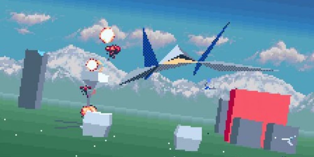 Star Fox Screenshot Of Ship Flying