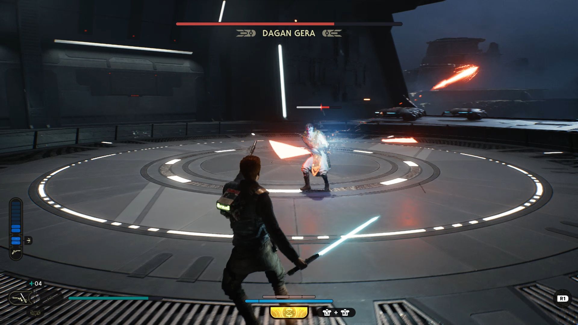 Star Wars Jedi Survivor, Shooting Gera with a charged shot