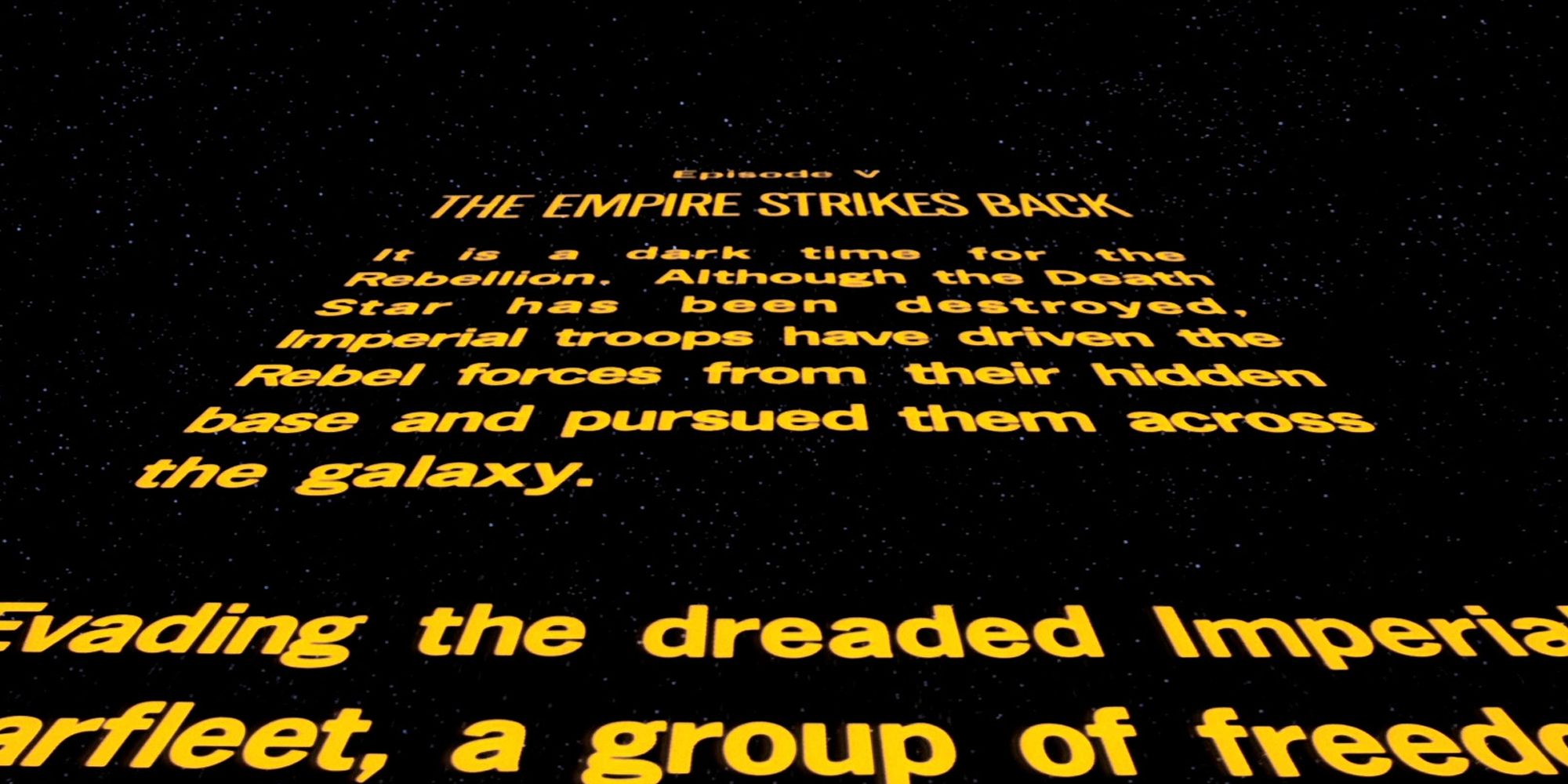 Star Wars Opening Scrolling Text