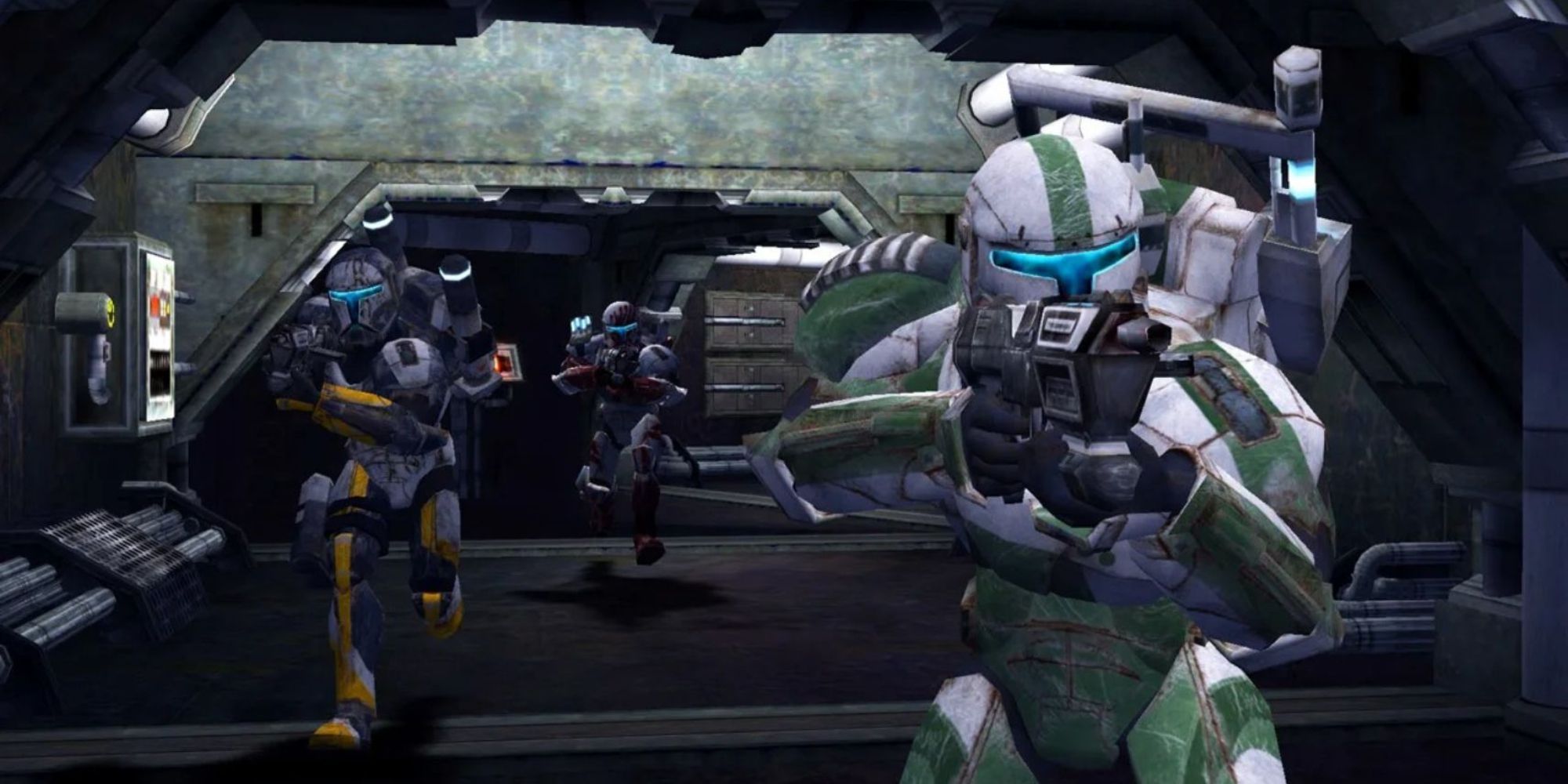 Star Wars Republic Commando Screenshot Of Squad In Action