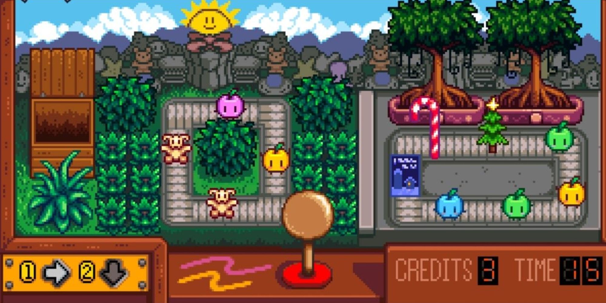 Crane Game in Stardew Valley featuring many prizes