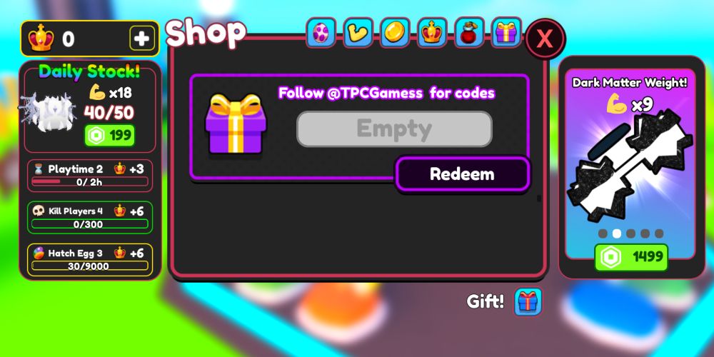 Strong Muscle Simulator 2 Codes Roblox