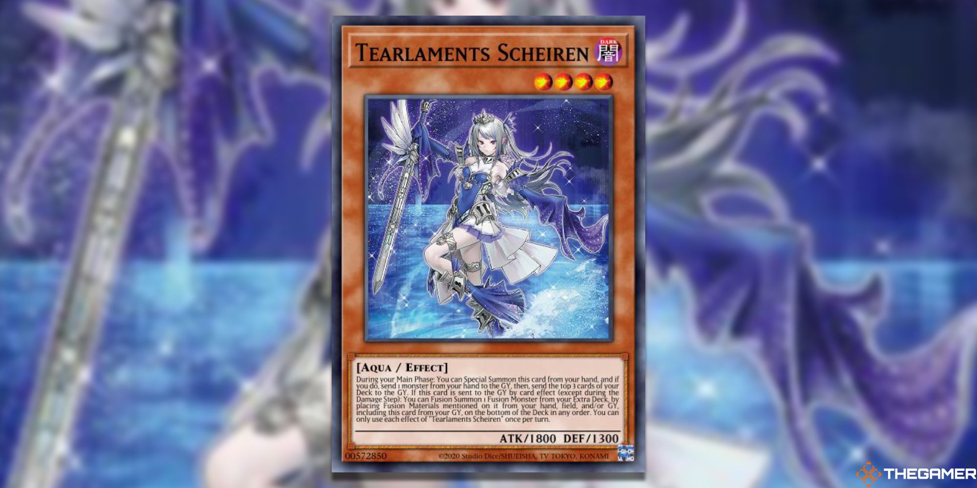 Tiaraments Shailen Full Card with Gauss Blur from Yu-Gi-Oh!master duel