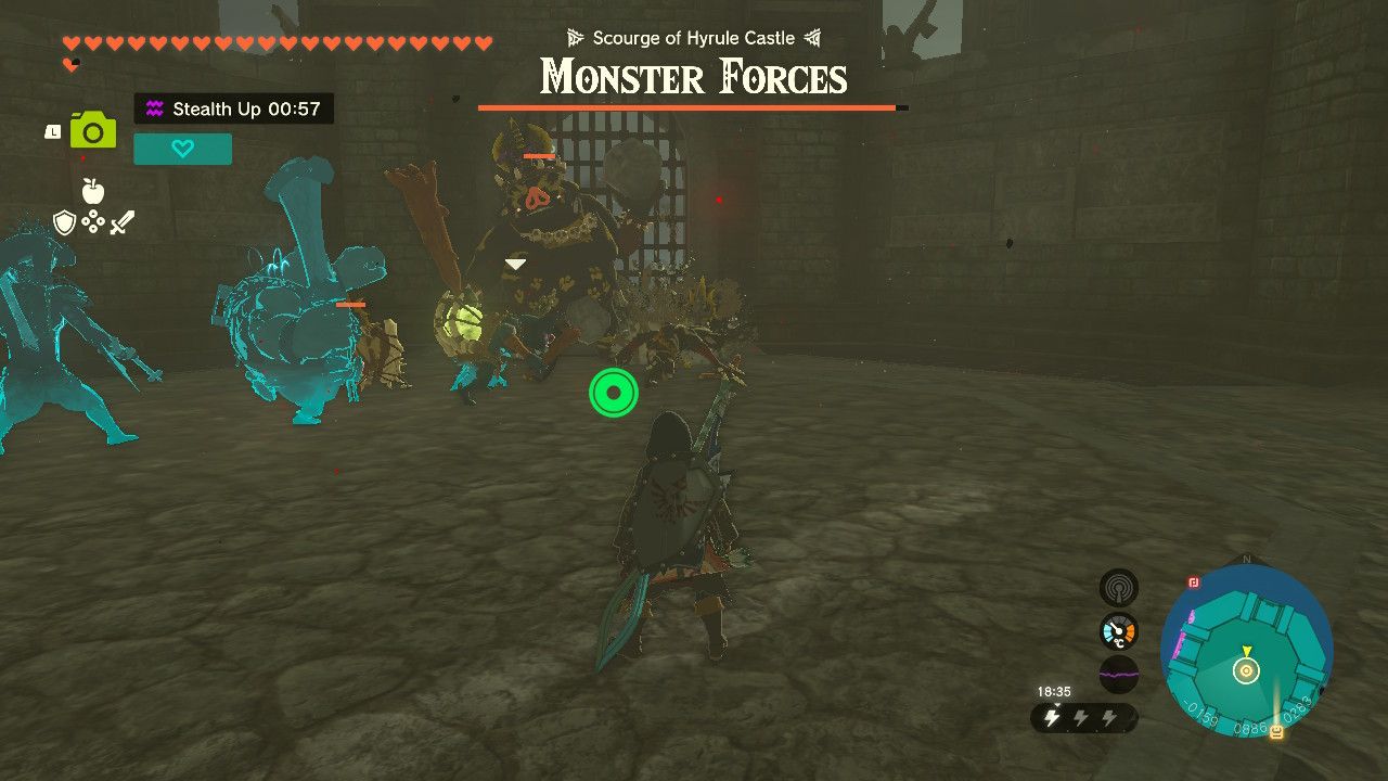 Tears of the Kingdom - Monster Forces in Hyrule Castle Second Gatehouse