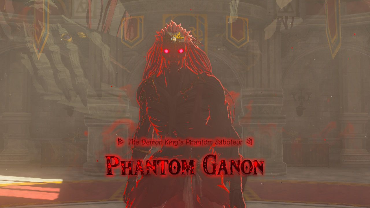 Tears of the Kingdom - Phantom Ganon in the Throne Room