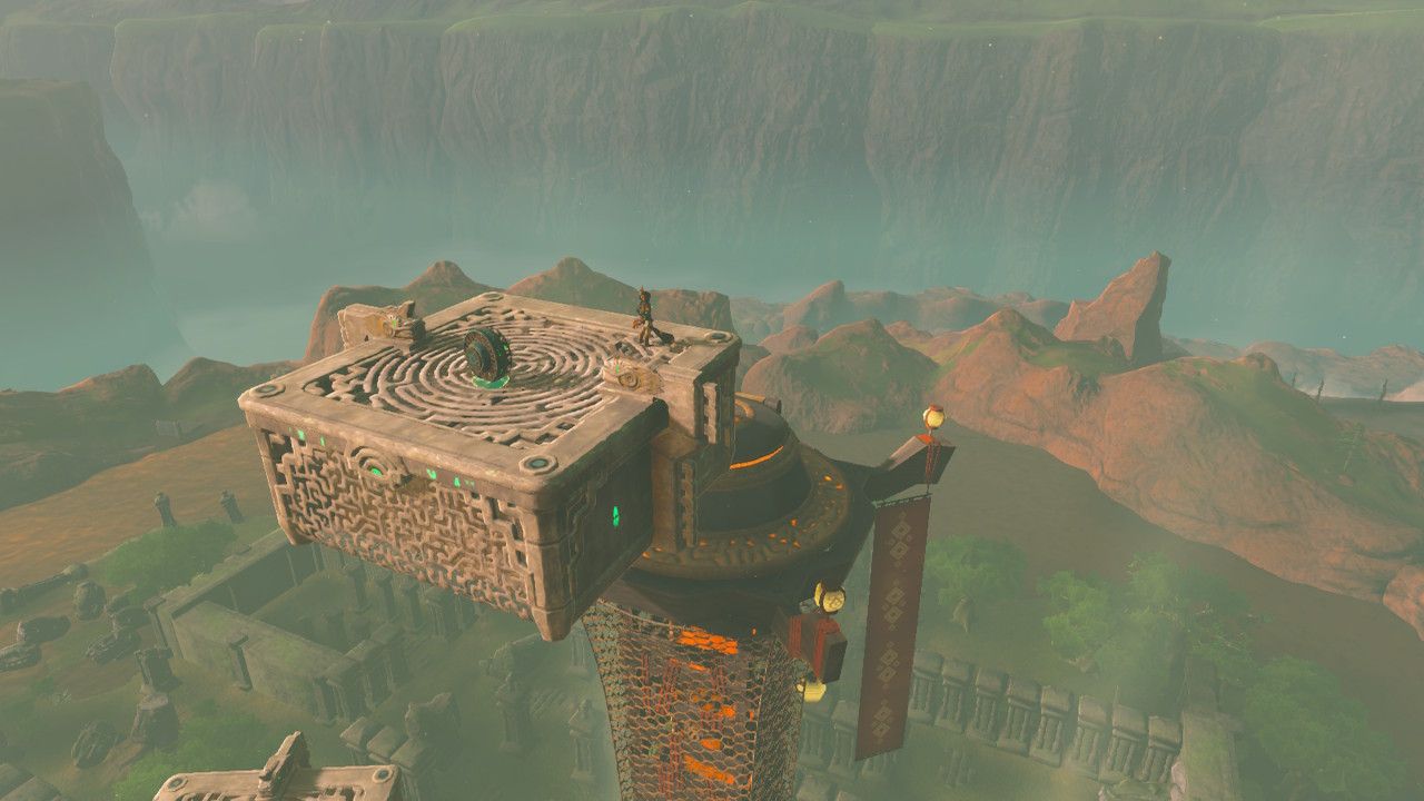 Tears of the Kingdom - Removing the platform blocking Thyphlo Tower top